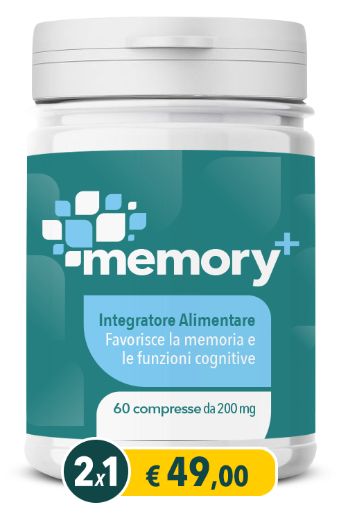 Memory+ Integratore Naturale per Memoria e Concentrazione