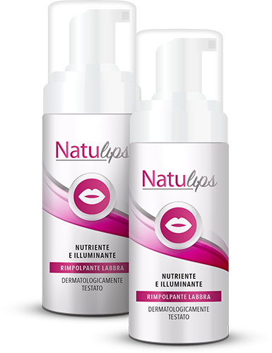 Natulips Rimpolpante Labbra Naturale – Volume & Idratazione 100% Bio 2 confezioni