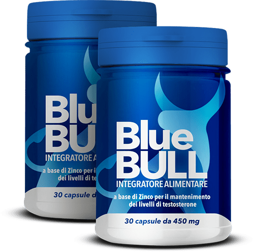 BlueBull – Integratore naturale uomo con Arginina, Zinco e Tribulus - Bioniva