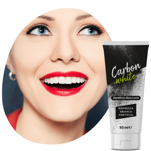 Carbon White – Dentifricio Sbiancante Naturale al Carbone Attivo - Bioniva