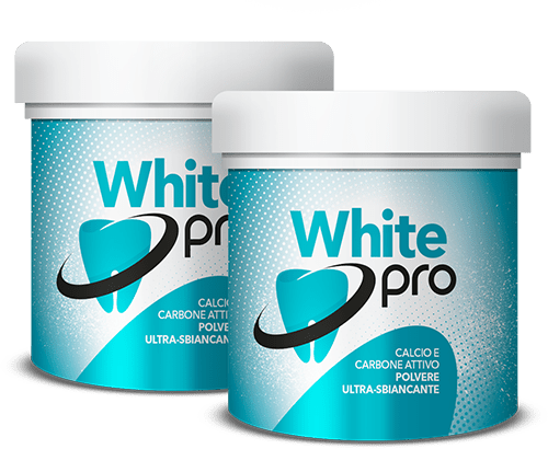 White Pro Sbiancante Denti Naturale al Carbone Attivo – 2 Confezioni - Bioniva