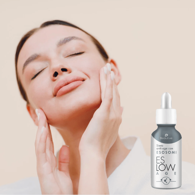 Eslow Age – Siero Antiage Rigenerante con Esosomi Vegetali, Acido Ialuronico, Collagene ed Elastina (2x30ml) - Bioniva