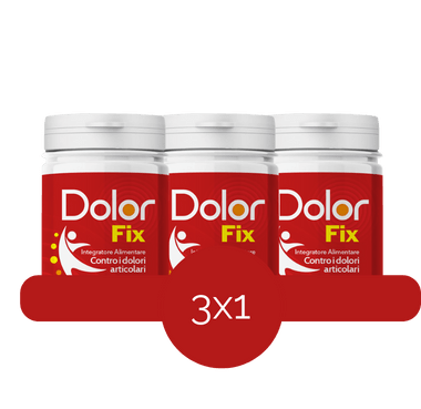 DOLOR FIX – Integratore Naturale Antinfiammatorio per Dolori Articolari con Zenzero e Salice Bianco - Bioniva