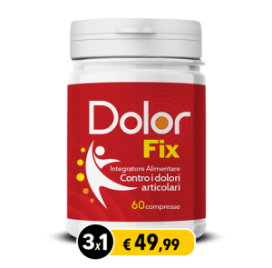 DOLOR FIX – Integratore Naturale Antinfiammatorio per Dolori Articolari con Zenzero e Salice Bianco - Bioniva
