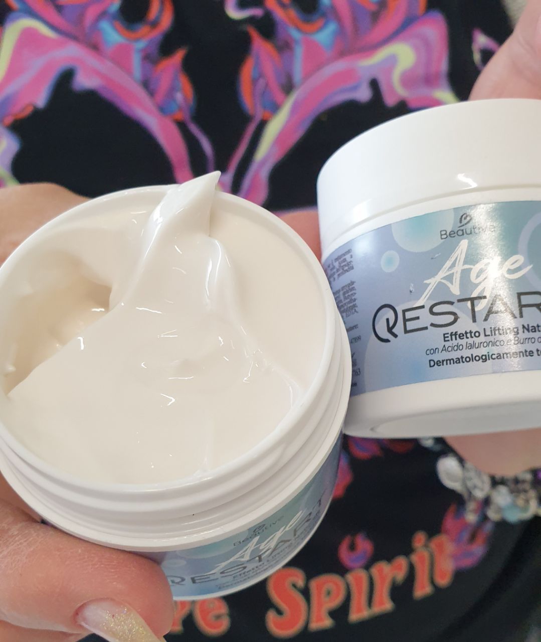 Age Restart Crema Viso Antirughe con Acido Ialuronico e Karité 50ml x2
