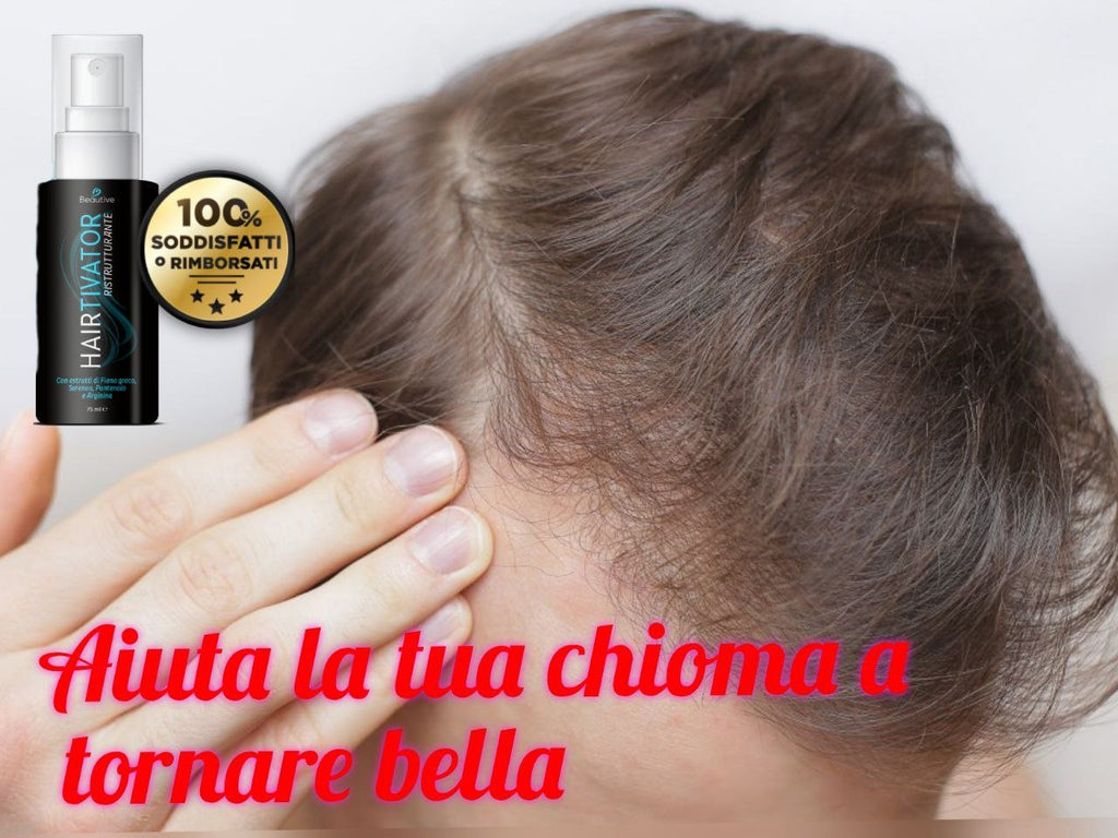 Hairtivator Spray Anticaduta | Stimola la Ricrescita Naturale dei Capelli - Bioniva