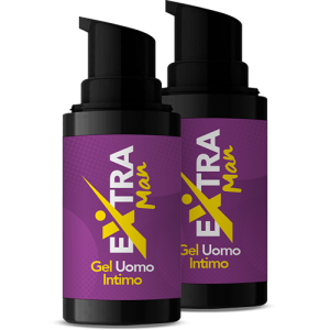 Extraman Gel Tonico Uomo con Ginseng, Taurina e Muira Puama 30ml
