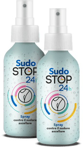 SUDO STOP 24 Spray Antiodore e Antisudore Naturale Rapido Assorbimento - Bioniva