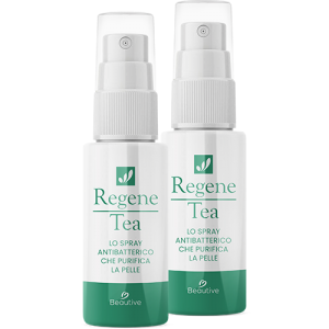 Regene Tea Spray Purificante al Tea Tree Oil e Timo – 2x75ml