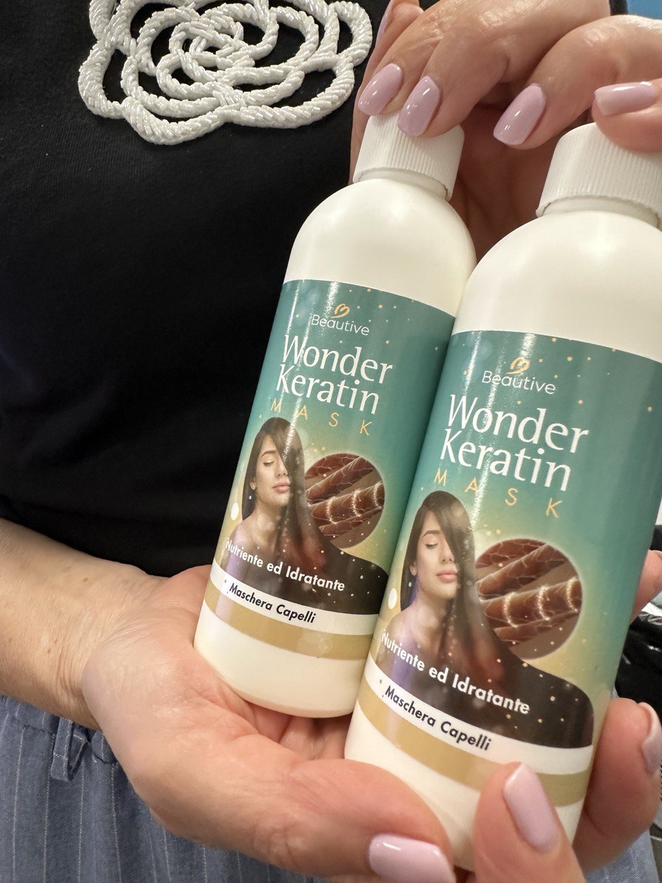 Wonder Keratin Mask: Maschera Nutriente con Argan, Cocco e Cheratina