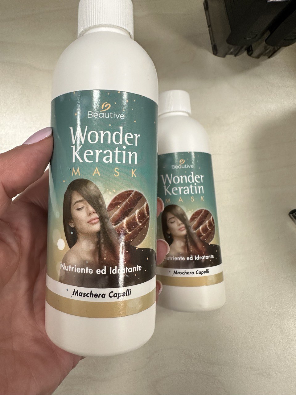 Wonder Keratin Mask: Maschera Nutriente con Argan, Cocco e Cheratina