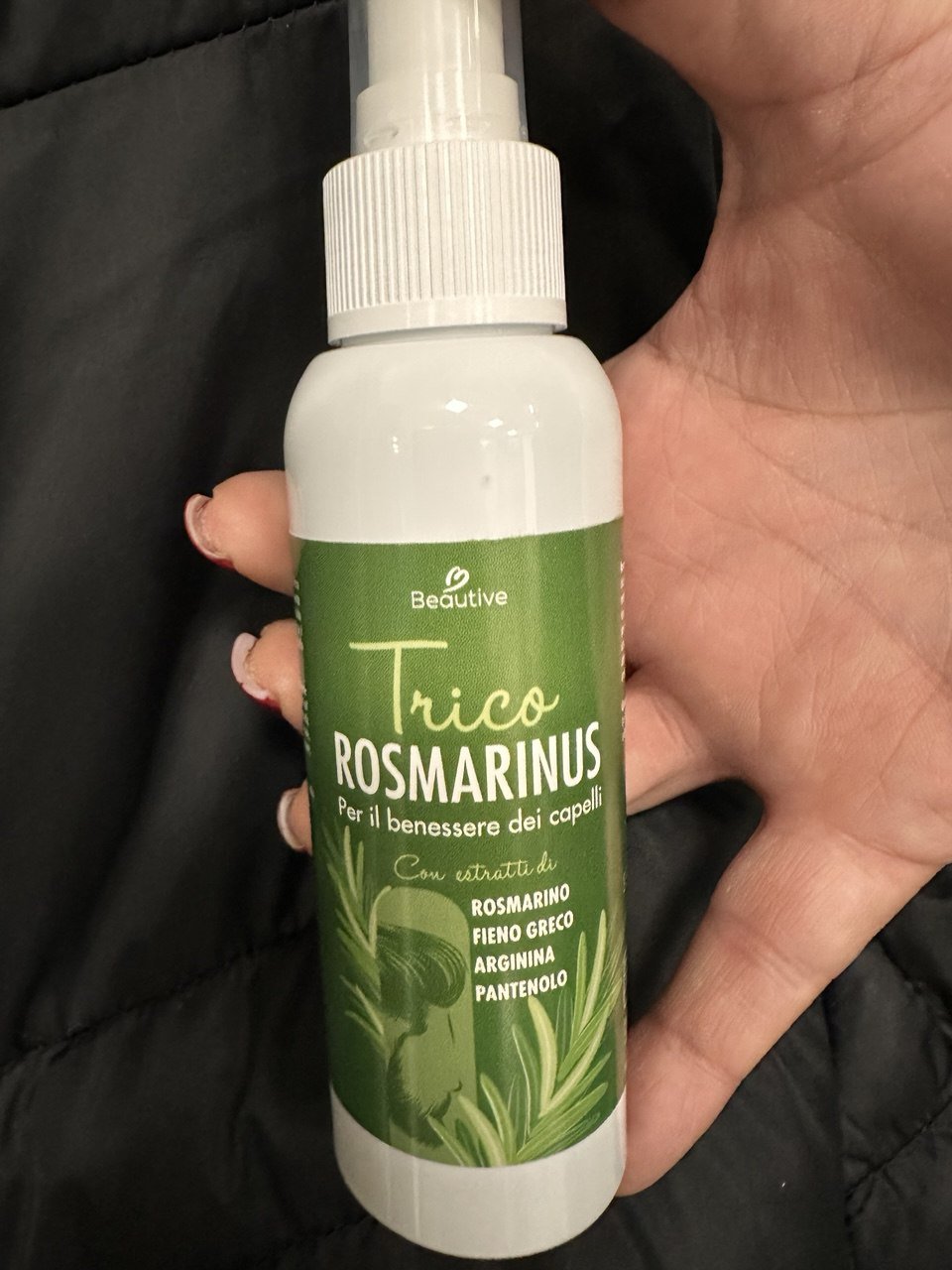 Trico Rosmarinus – Lozione Anticaduta Naturale per Capelli Fragili | Rosmarino, Fieno Greco, Arginina e Pantenolo (75ml) - Bioniva