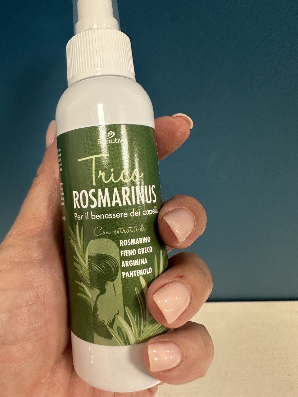 Trico Rosmarinus – Lozione Anticaduta Naturale per Capelli Fragili | Rosmarino, Fieno Greco, Arginina e Pantenolo (75ml) - Bioniva