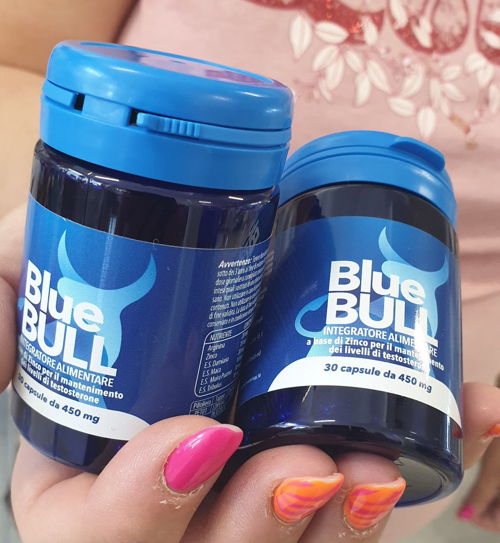 BlueBull – Integratore naturale uomo con Arginina, Zinco e Tribulus - Bioniva