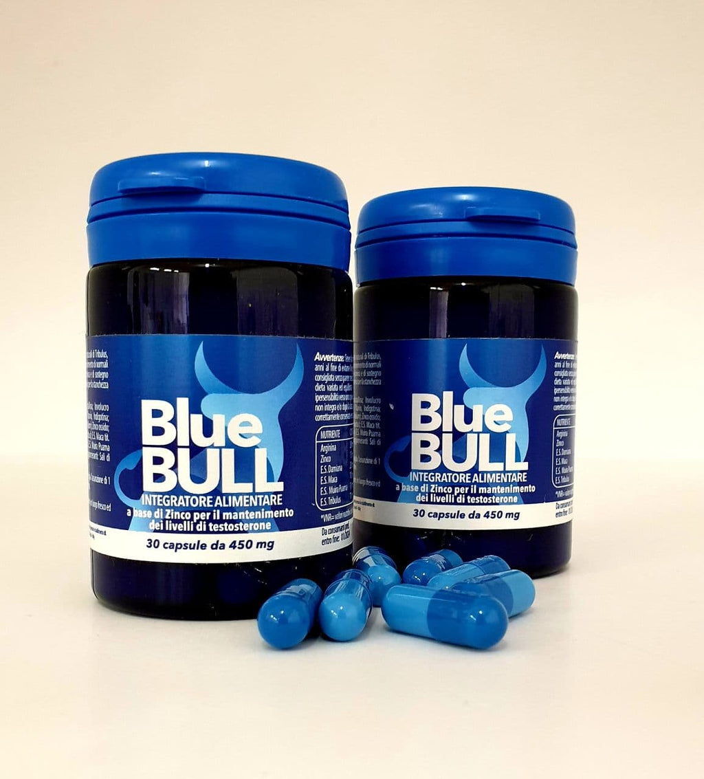 BlueBull – Integratore naturale uomo con Arginina, Zinco e Tribulus - Bioniva