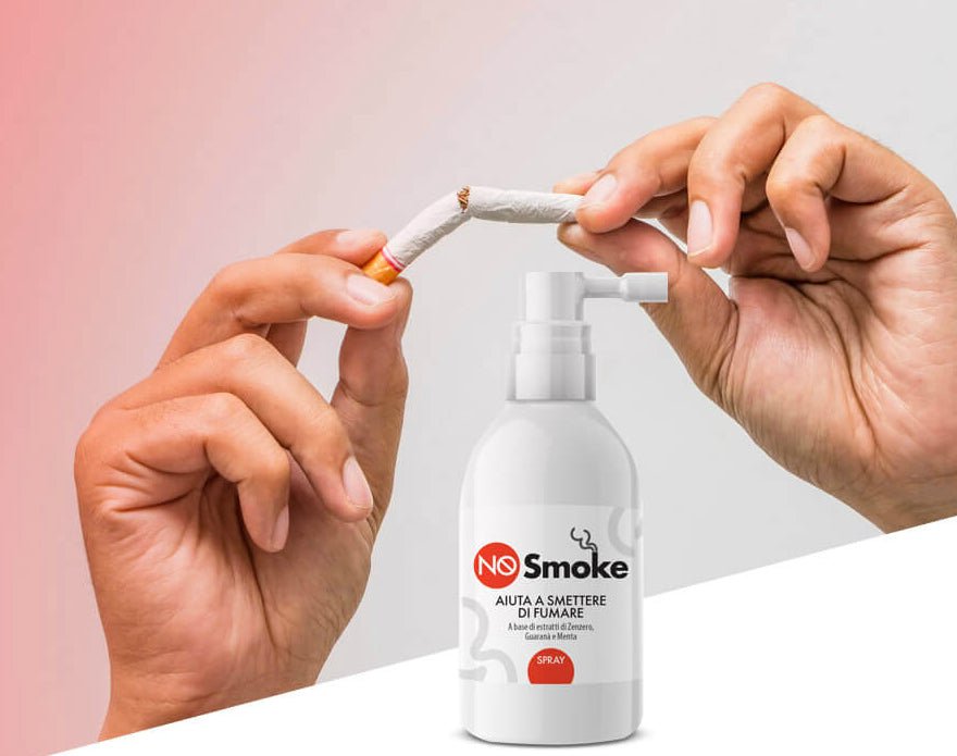 NoSmoke™ – Spray Naturale per Smettere di Fumare | Elimina la Dipendenza da Nicotina in Modo Rapido e Sicuro - Bioniva
