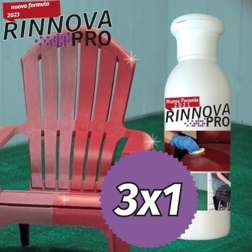 RINNOVA PRO – Crema Rigenerante e Protettiva per Superfici | Lucida, Ripara e Protegge Plastica, Similpelle, Metallo e Pietra | Made in Italy - Bioniva