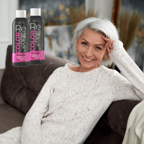 ReColor Hair Shampoo per Capelli Grigi e Bianchi al Carbone Vegetale - Bioniva