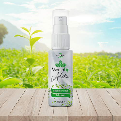 Mentalip Alito Spray Naturale Anti - Alitosi al Tea Tree – Freschezza Immediata - Bioniva